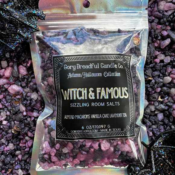 Witch & Famous Sizzling Room Salt Potpourri Macaron Vanilla Cake Lavender Tea - Picture 6 of 10